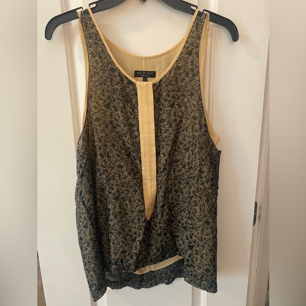 Rag & Bone Tank Top Blouse, Size 10, Medium